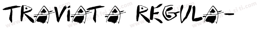 Traviata Regula字体转换